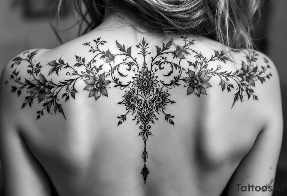 something very sexy and sick but beautiful covers the whole back tattoo idea