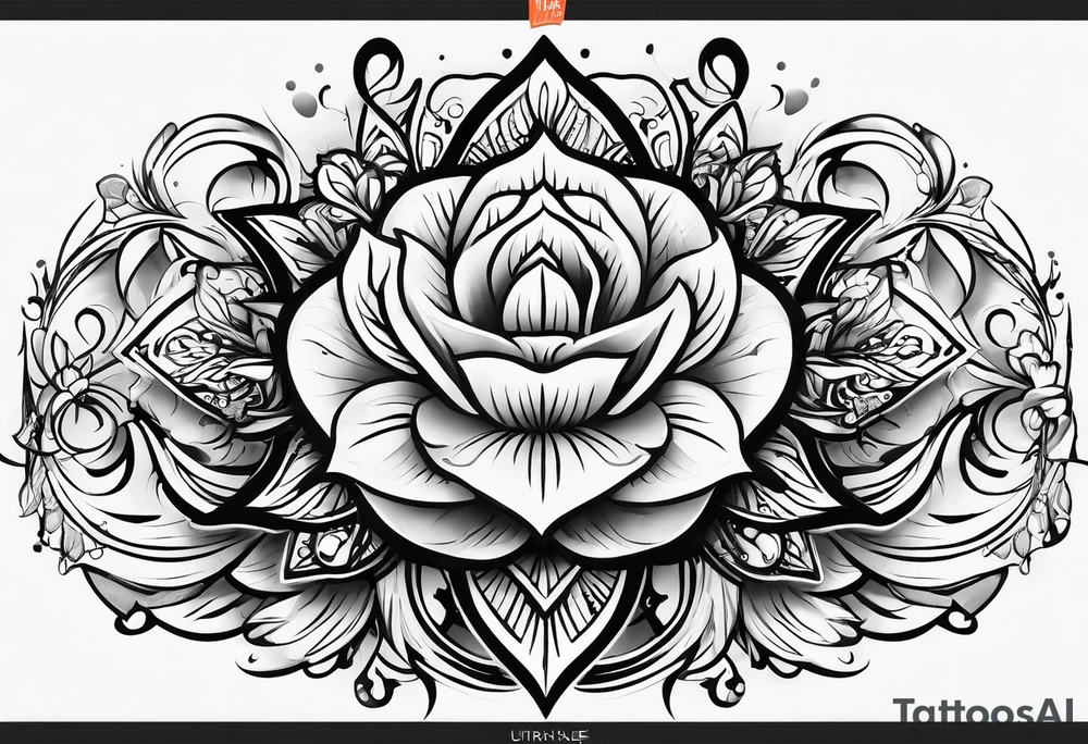Kinlee name logo tattoo idea
