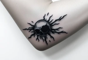 Ripped soul drowned in sorrow because of who they became tattoo idea