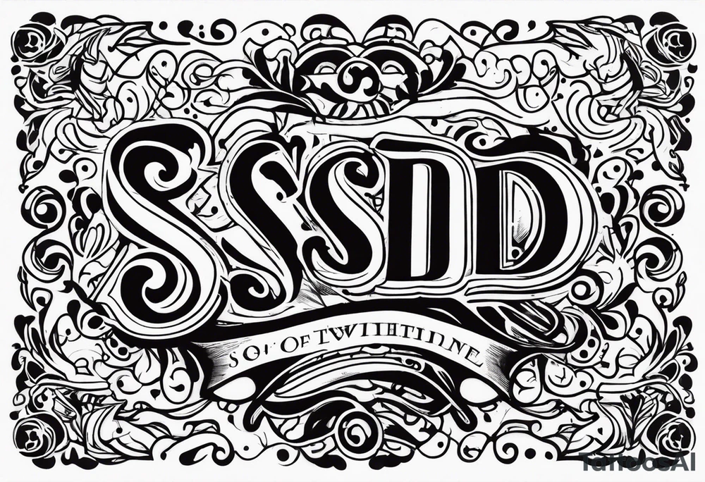 Ssdd tattoo idea
