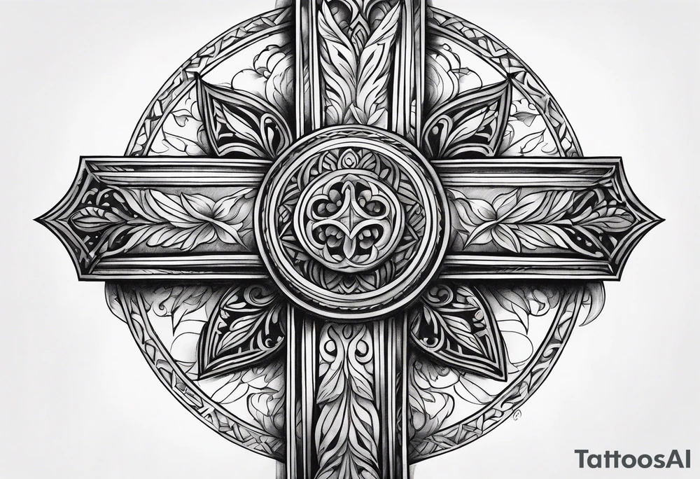 cross tattoo idea
