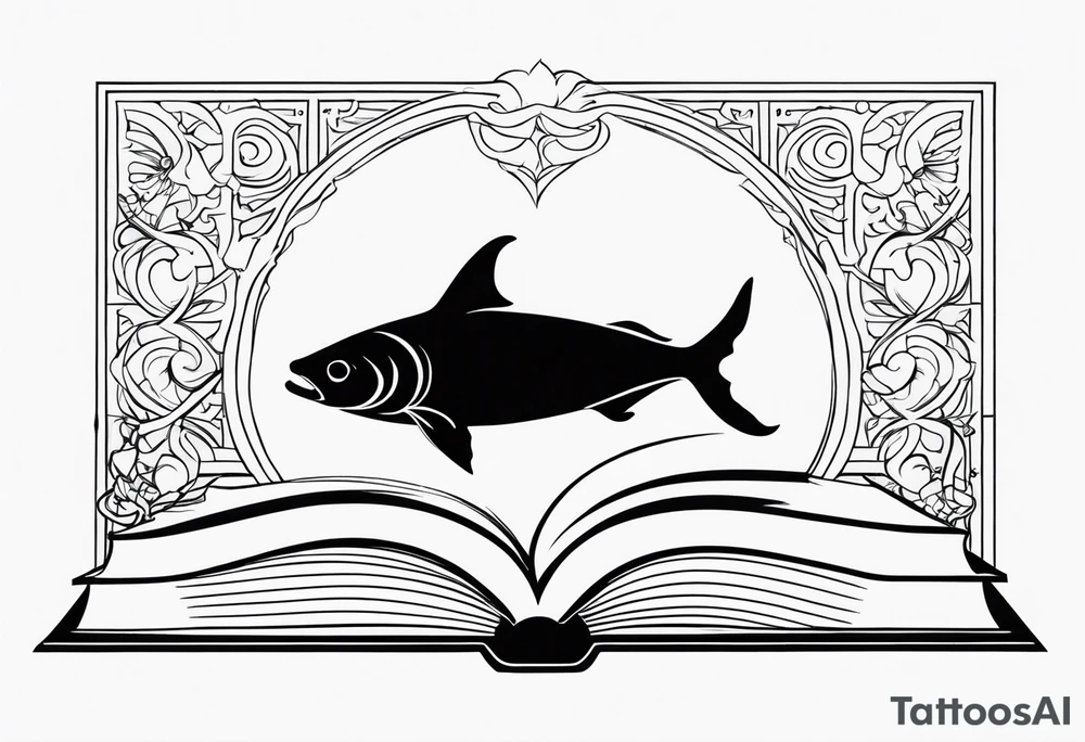 Books, Pisces, femmine tattoo idea