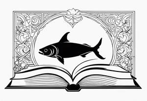 Books, Pisces, femmine tattoo idea