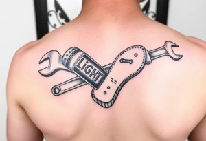 A cold bud light a flip flop a wrench in one memorial tattoo for a women tattoo idea