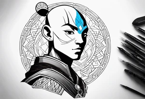 Avatar the legeng of aang tattoo idea