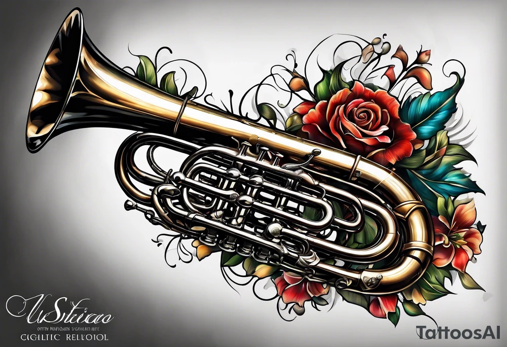 italian horn tattoo idea