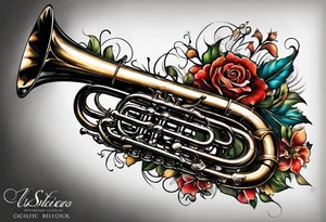 italian horn tattoo idea