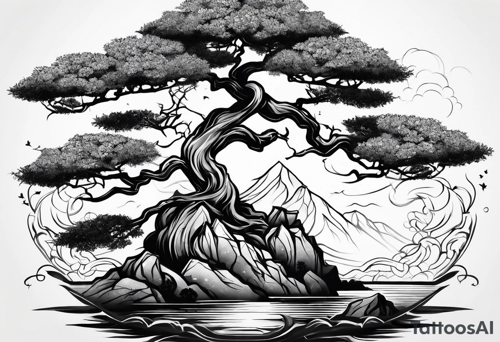 bonsai tattoo idea