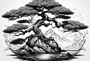 bonsai tattoo idea