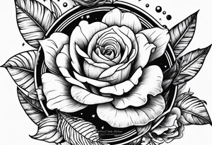 Earth day flash tattoos 
simple line work tattoo idea