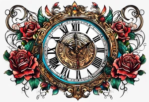 ✞God and time tattoo idea