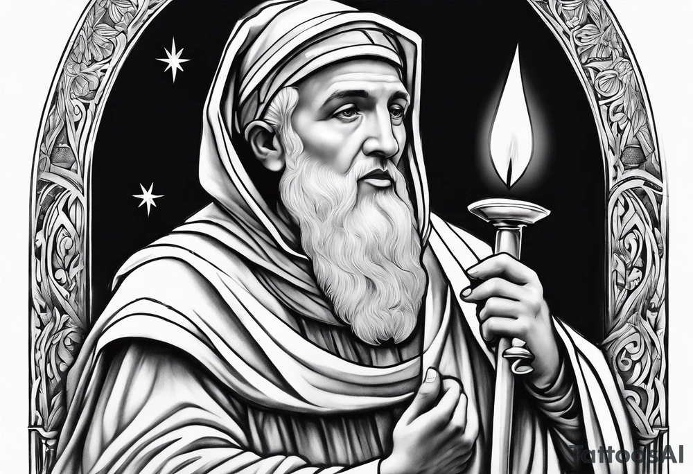 Saint Anthony tattoo idea