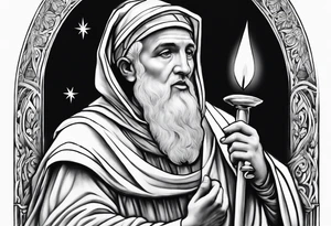 Saint Anthony tattoo idea