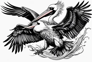 pelican attack tattoo idea