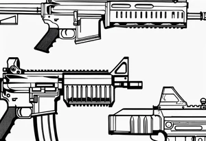 Ar 15 tattoo idea