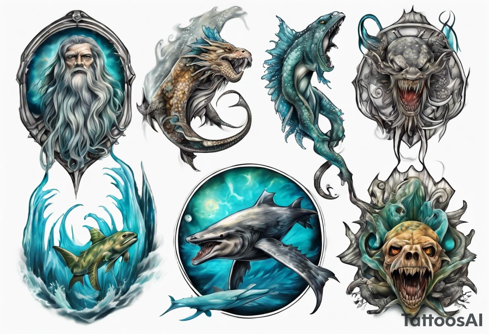 Atlantis creatures tattoo idea