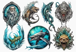 Atlantis creatures tattoo idea