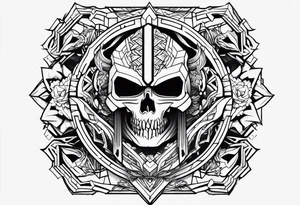 armband, doom 2016 style tattoo idea