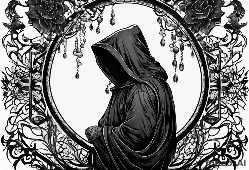 depression as a shadow mmonster tattoo idea