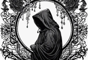 depression as a shadow mmonster tattoo idea