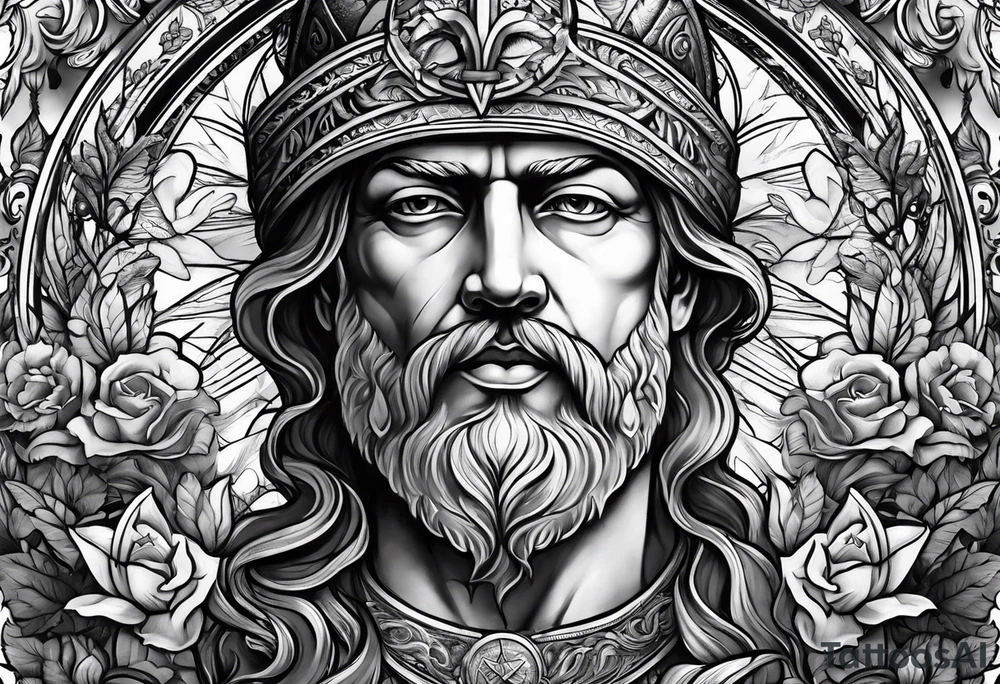 bible scene tattoo idea