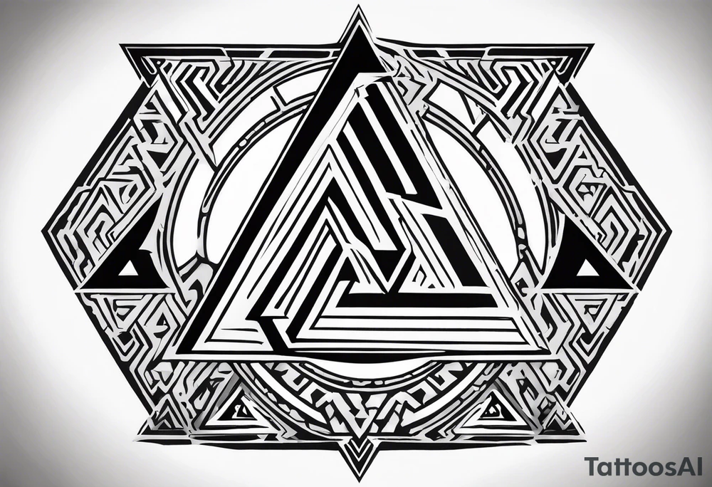 Valhalla shield
valknut tattoo idea