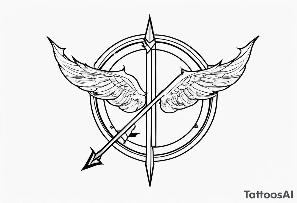 Flash Sagittarius tattoo idea