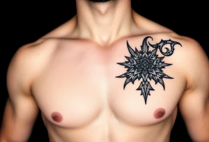 ナガ right chest tattoo idea