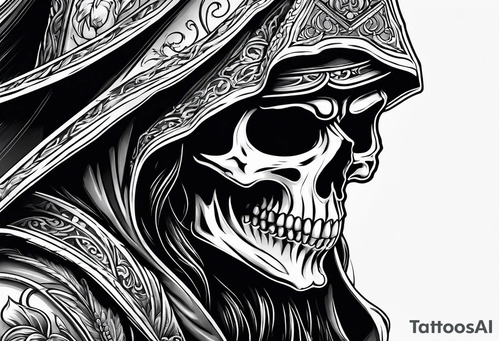 grim reaper tattoo idea