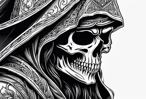 grim reaper tattoo idea