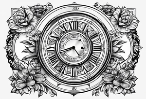 Date dial tattoo idea