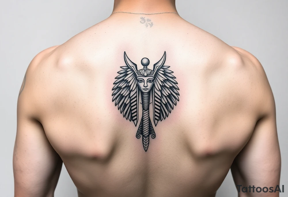 Egyptian theme tattoo for my forearm.i already have Anubis and want something else to complete my forerarm tattoo idea
