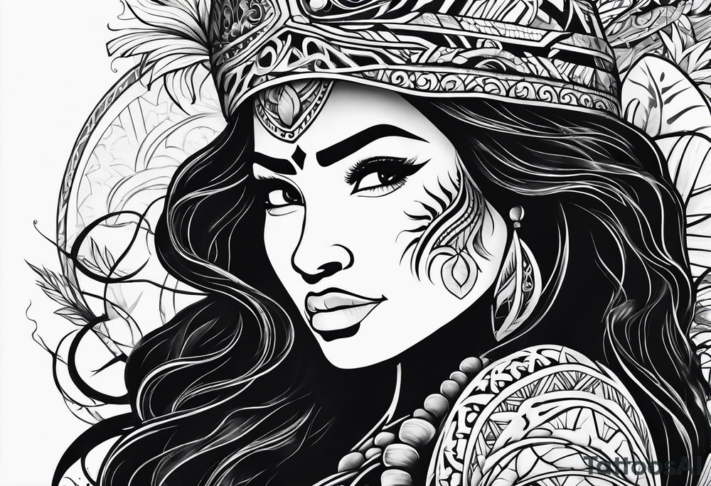 Moana from disneyland tattoo idea