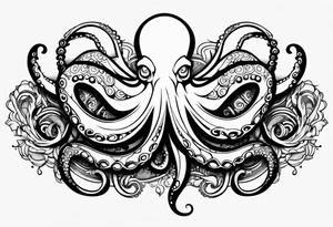 octopus armband tattoo idea