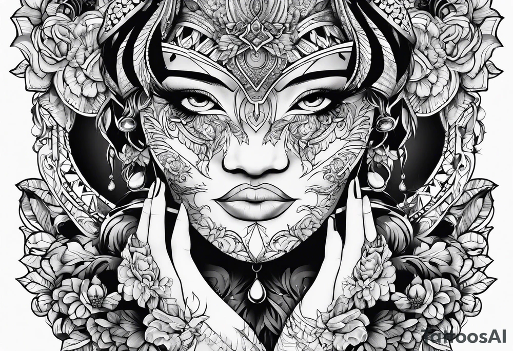Hand tattoo idea