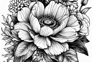 Wildflowers, forearm tattoo idea