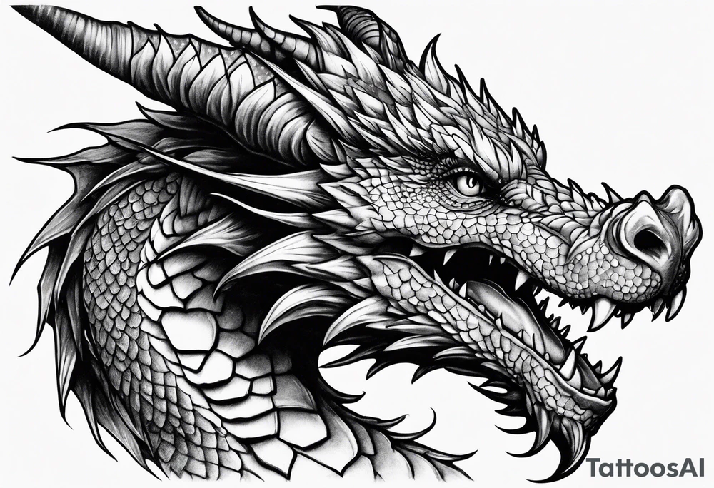 Small dragon tattoo idea