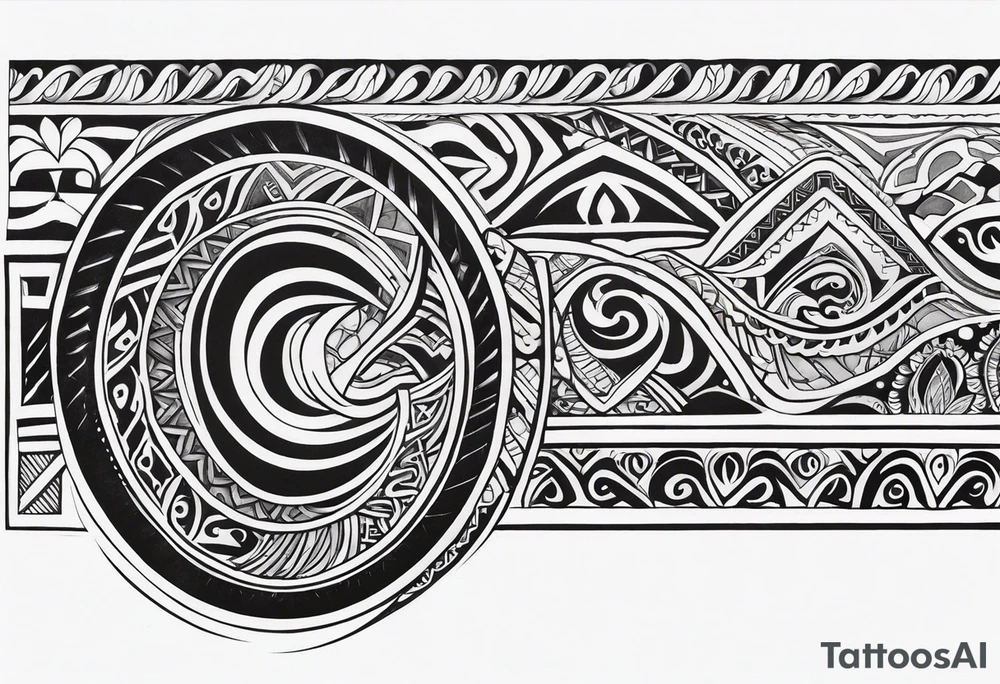 maori band for around an arm tattoo idea