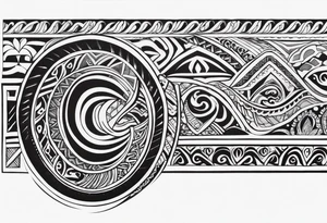 maori band for around an arm tattoo idea