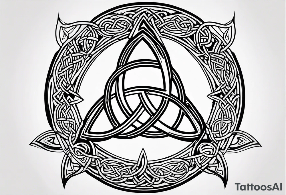 triquetra celtic tattoo idea