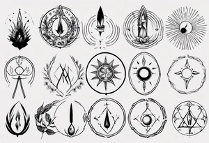 The Awen tattoo idea