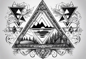 triangle tattoo idea