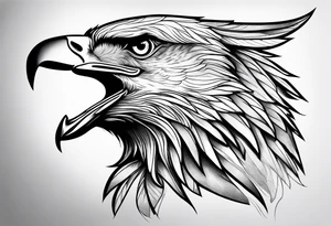 Swooping Eagle tattoo idea