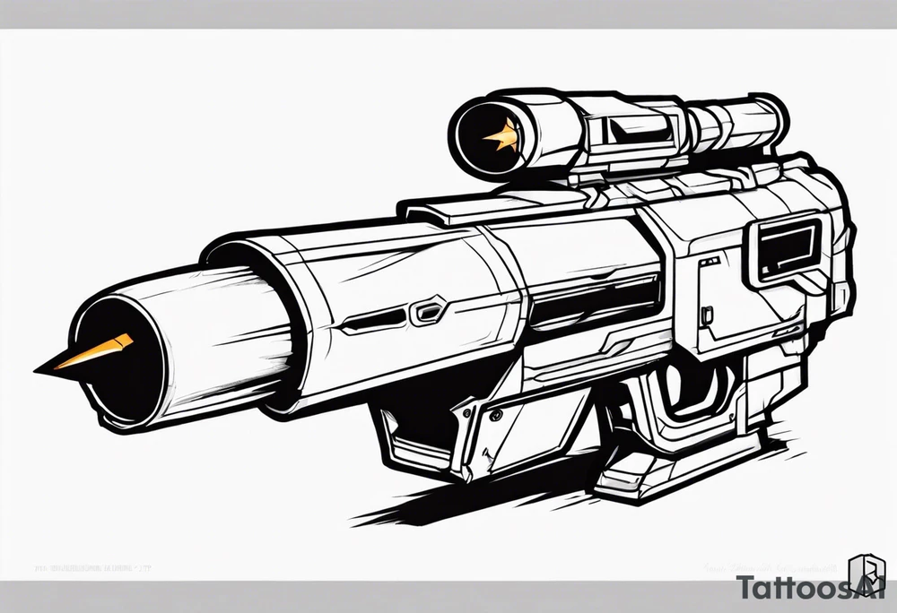 halo 3 rocket launcher the spnkr tattoo idea