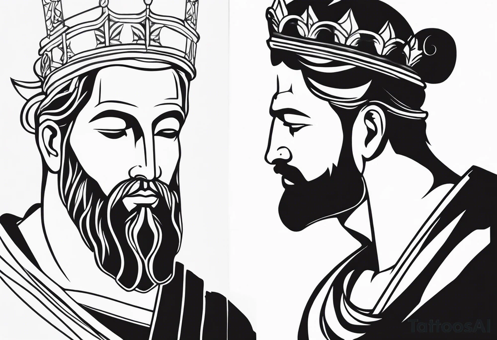 Christian god tattoo idea