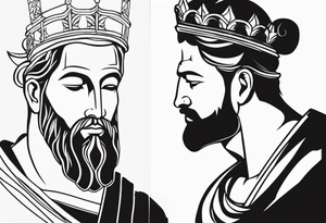 Christian god tattoo idea