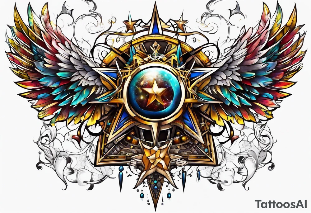 Star tattoo idea
