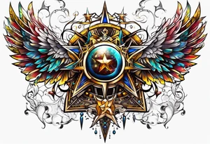 Star tattoo idea