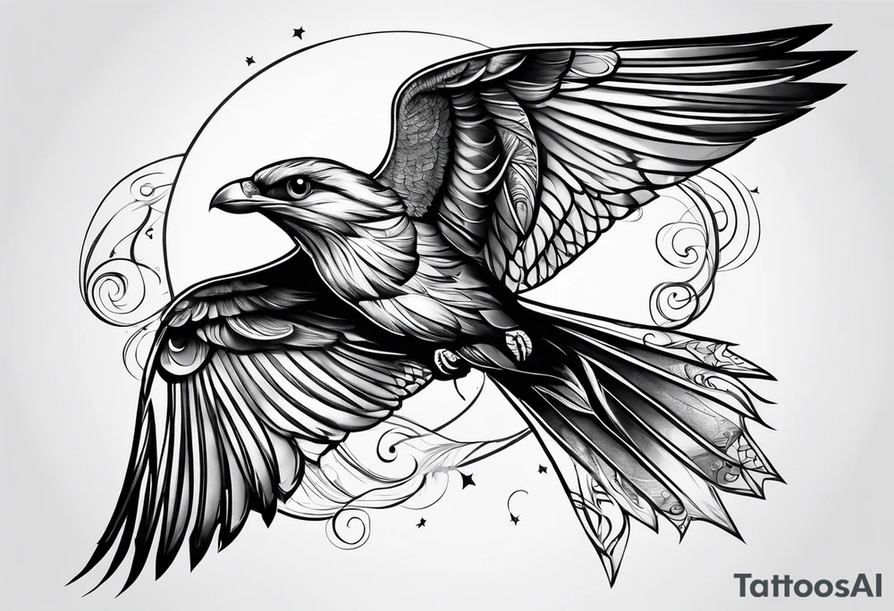 kite tattoo idea