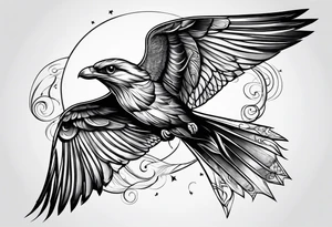 kite tattoo idea